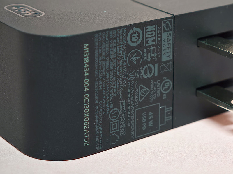 Surface 45W USB-C 充電器