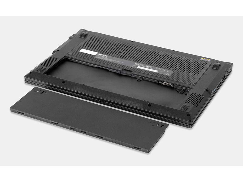 バッテリの着脱が可能