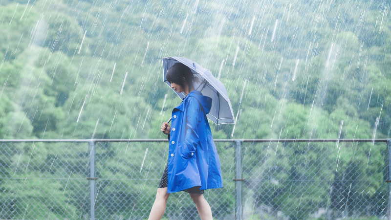 雨を遠近を分けて合成することでリアルな合成をすることができます