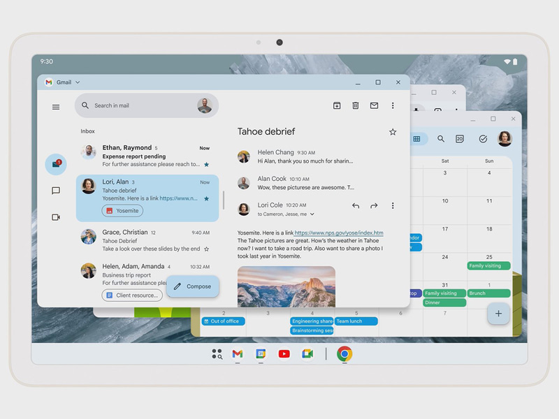 タブレットの利便性を高めるデスクトップウィンドウもAndroid 16で今後実装予定