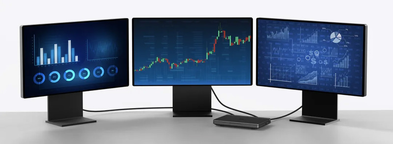 最大3台のモニターを接続可能