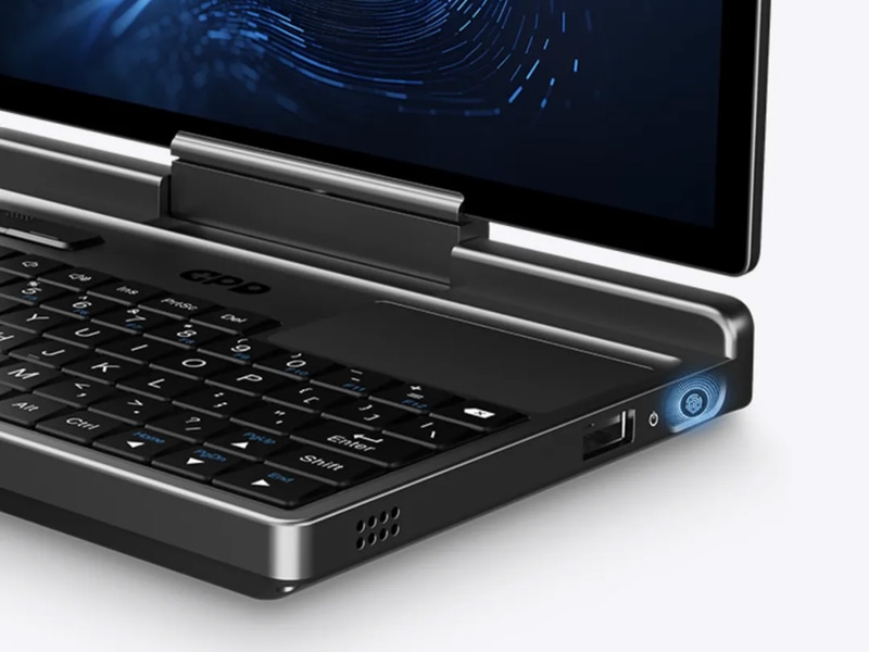 指紋センサー兼電源ボタンを搭載