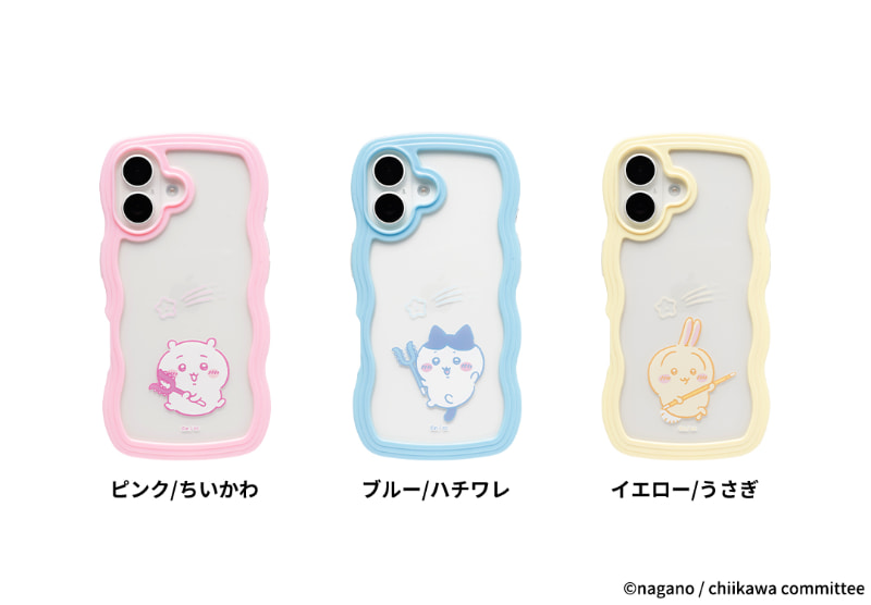 アレンジしやすいクリア素材の背面