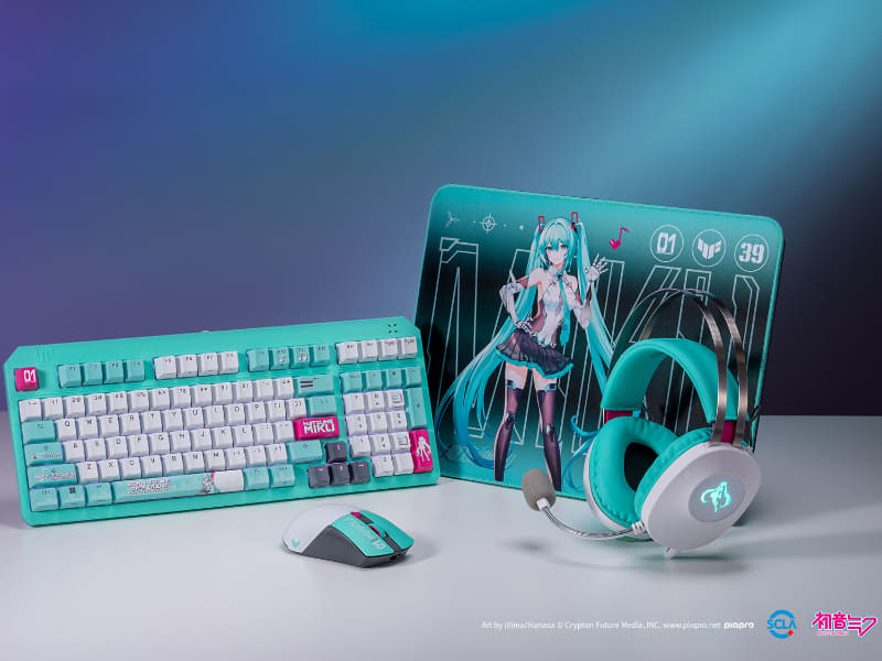 TUF Gaming×初音ミクコレクションで発売される4機種