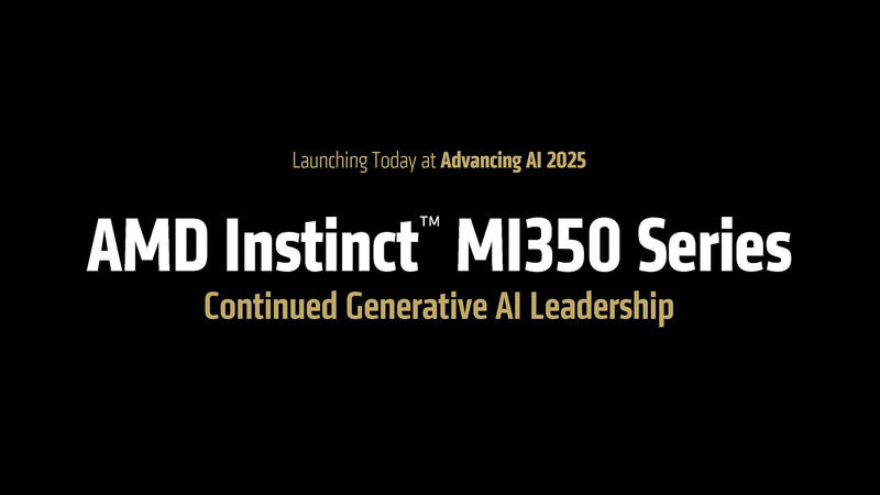 Instinct MI350シリーズを発表