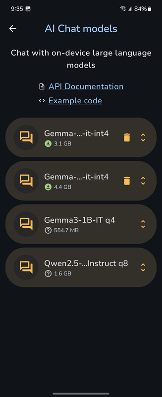 AI Chatのモデルは4択。うち2つはマルチモーダル未対応