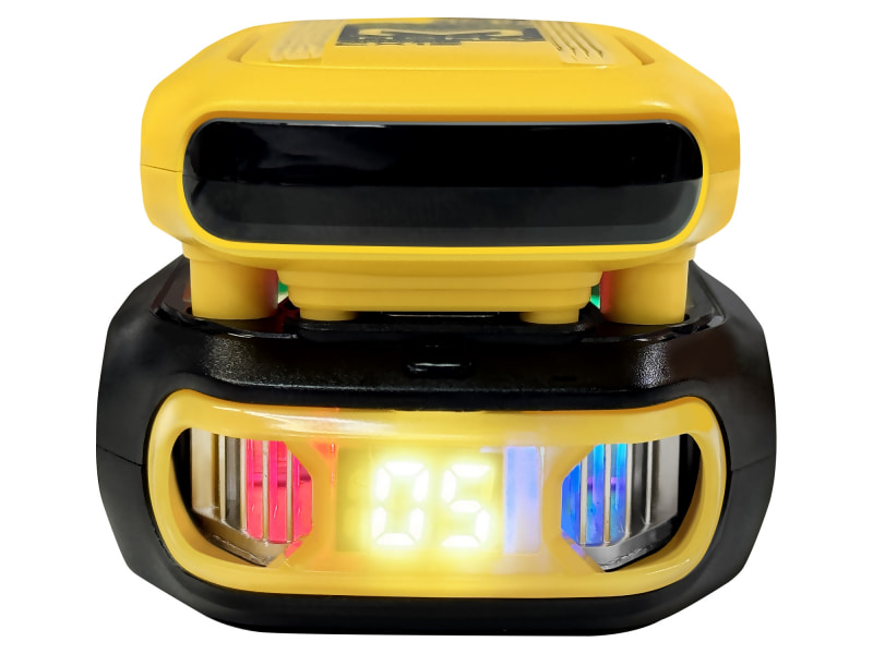 外付け式のバッテリモジュールを装着した状態