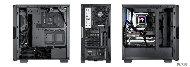 エアフローや拡張性に配慮されたレイアウト