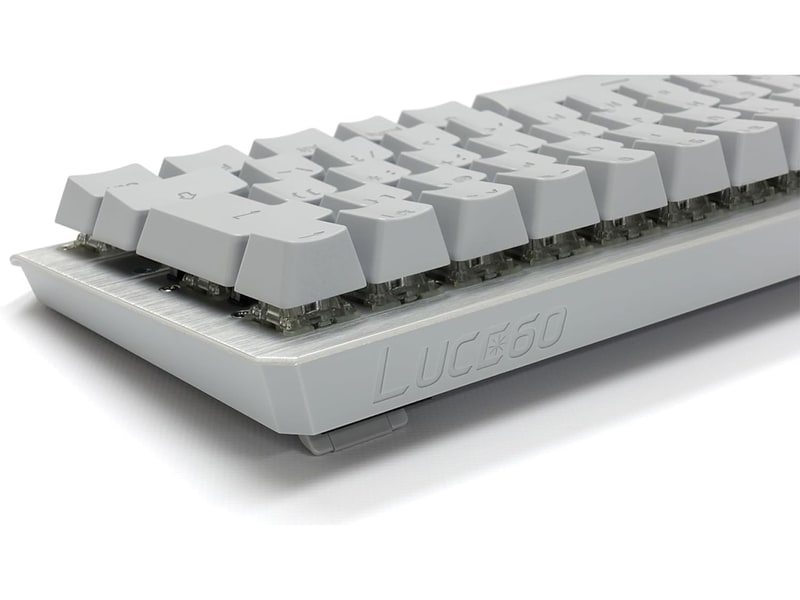 フローティングデザインで、キーが浮いているように見える