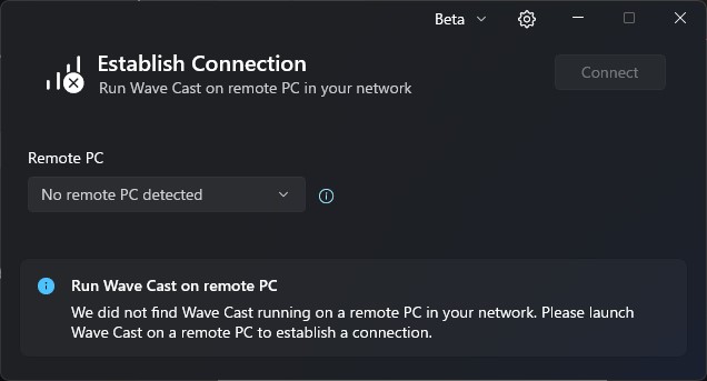 起動したところ