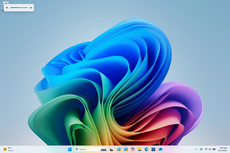 音量などのインジケータの表示位置が変更可能に