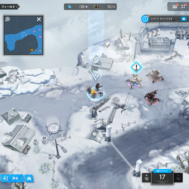 NIKKEはそもそも縦前提のゲームなのでそのまま起動する。しかし、1:1では若干キャラクターの迫力が欠けるのがイマイチ