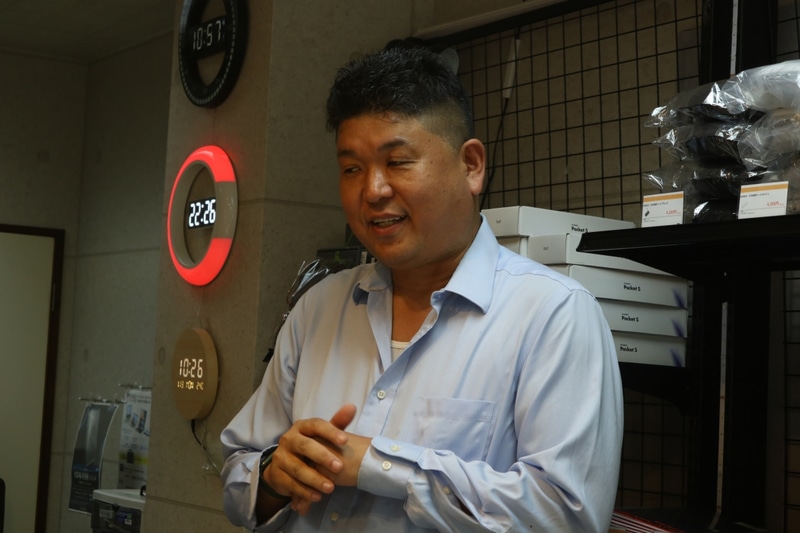 6月27日に都内で開かれた製品発表会の天空 代表取締役 山田拓郎氏