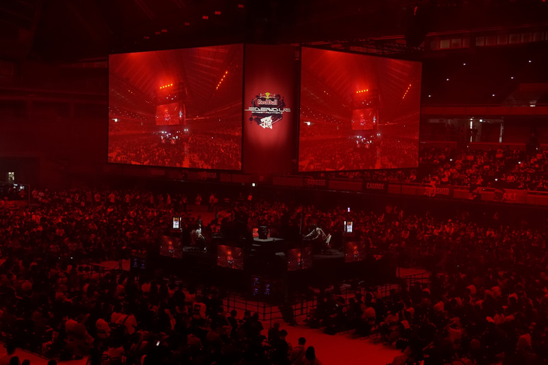 Red Bull LEGENDUS STREET FIGHTER 6 頂会場2日目の様子