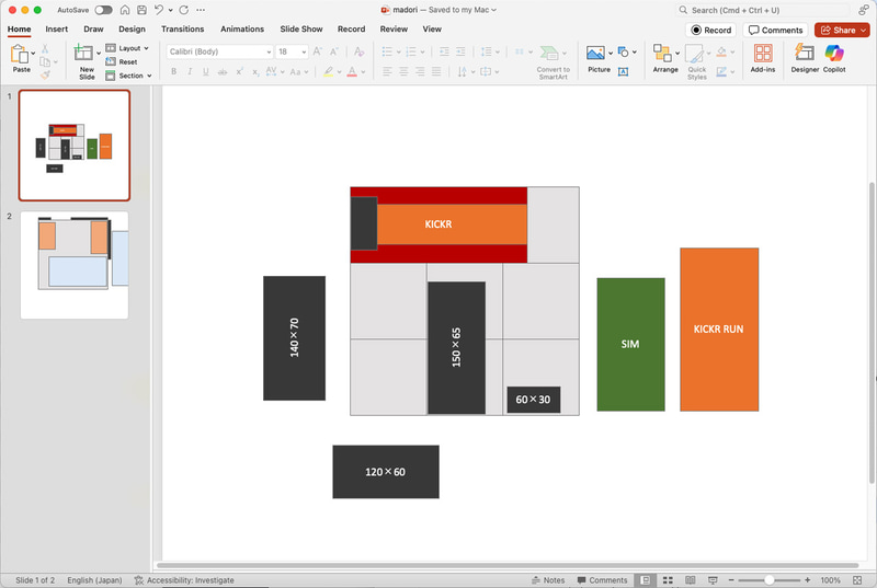 サイズや配置をあれこれパワポでシミュレーションした名残