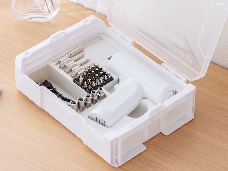 26種類のビットや収納ケースが付属