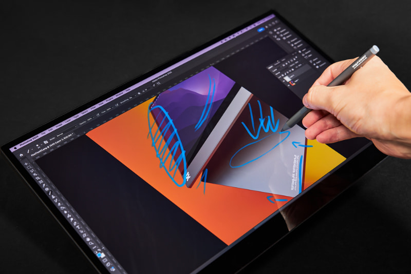 別売りオプションと組み合わせて、液晶タブレットのように利用可能