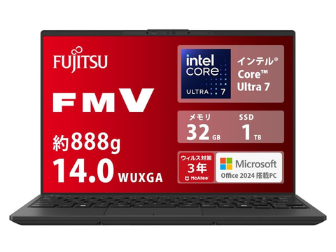 富士通 - 格安セール♪ノートパソコン本体♪マウス付♪初心者も安心♪Windows10 本日みつけたお買い得品】約888gと軽量な富士通製ノートが1万5千