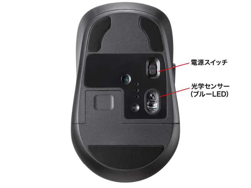 裏面(無線モデル)