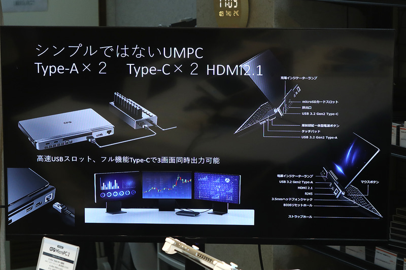 充実のインターフェイスを搭載