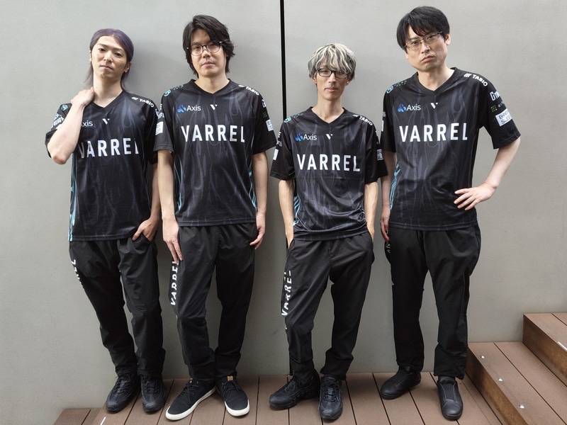 VARRELのメンバーは、水派、ts、マゴ、YHC-餅