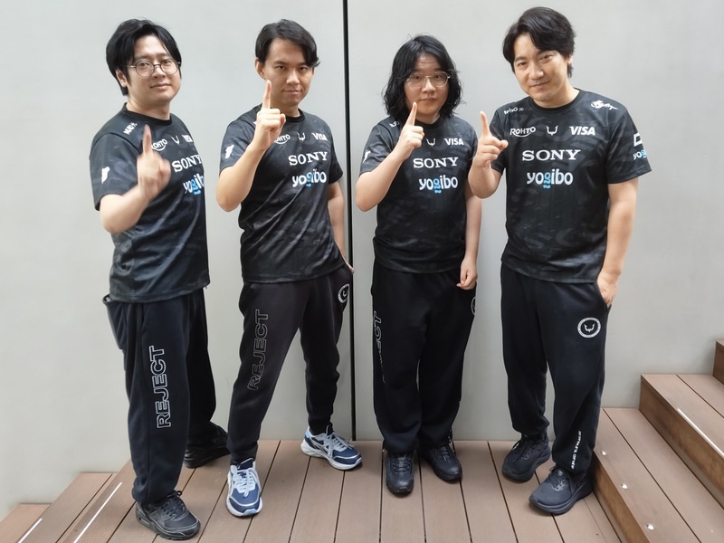 REJECTのメンバーは、ふ～ど、ときど、LeShar、ウメハラ