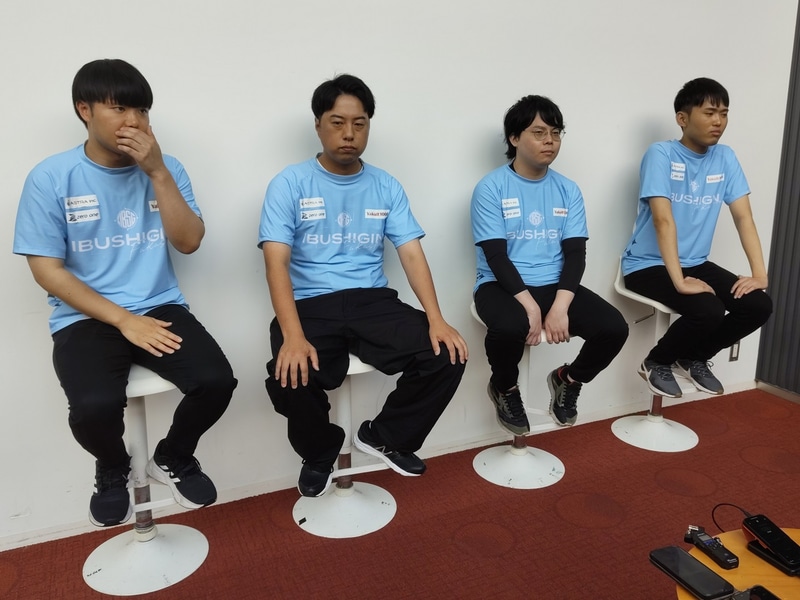 インタビュー中の様子