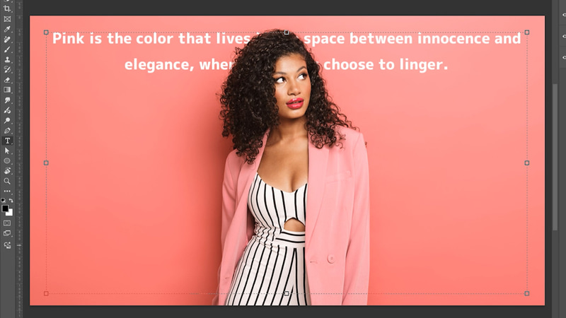 テキストを入力します