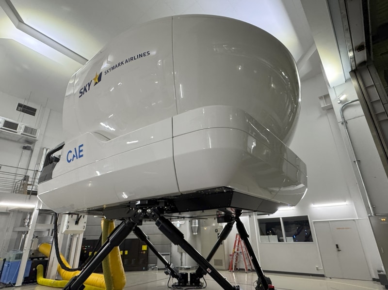 スカイマークが導入したボーイング737-8フルフライトシミュレーター