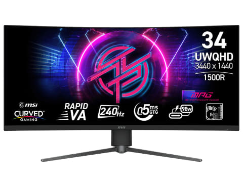 ほぼ新品！！msiゲーミングモニター湾曲　180hz！！　G24C6 E2 MSI G24C6 E2 24