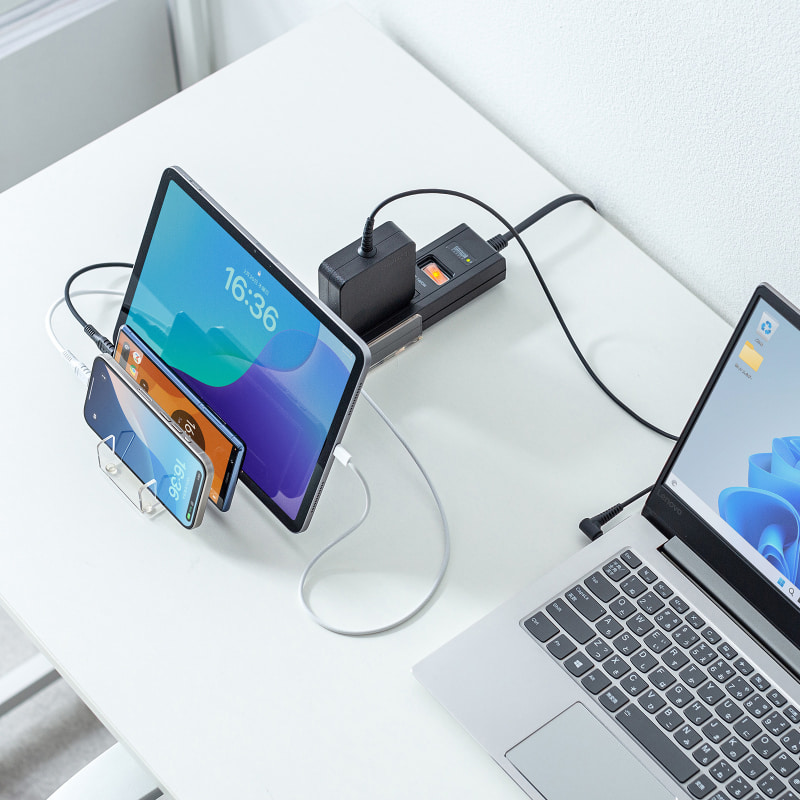 デスク周りを整理できる