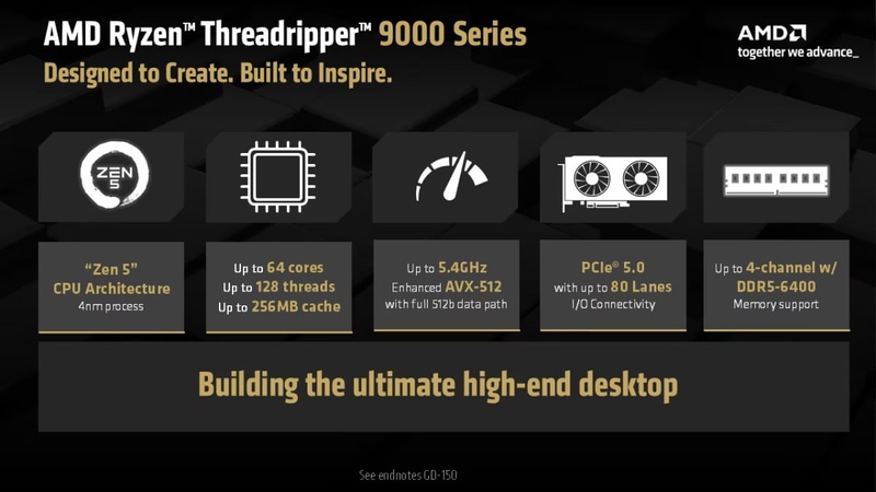 Ryzen Threadripper 9000シリーズの特徴
