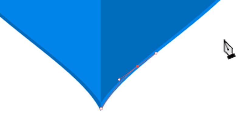 パスの色が同化して見えにくい場合は、オプションバーの歯車のアイコンをクリックして色を変更できます