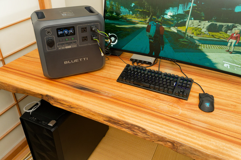 デスクトップPCとゲーミングモニターをつなぎStarfieldをプレイ