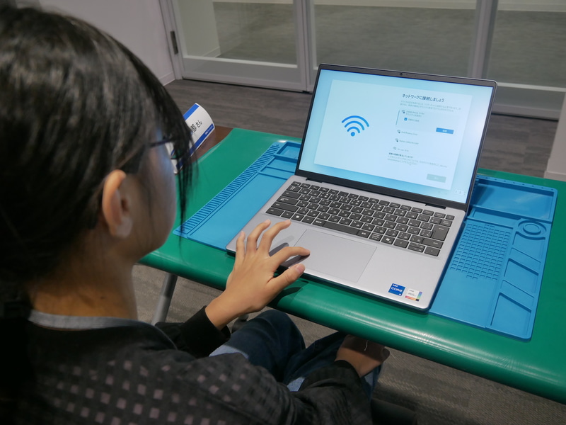 続いてWi-Fiに接続できるかを確認。これも全員のPCが接続できた