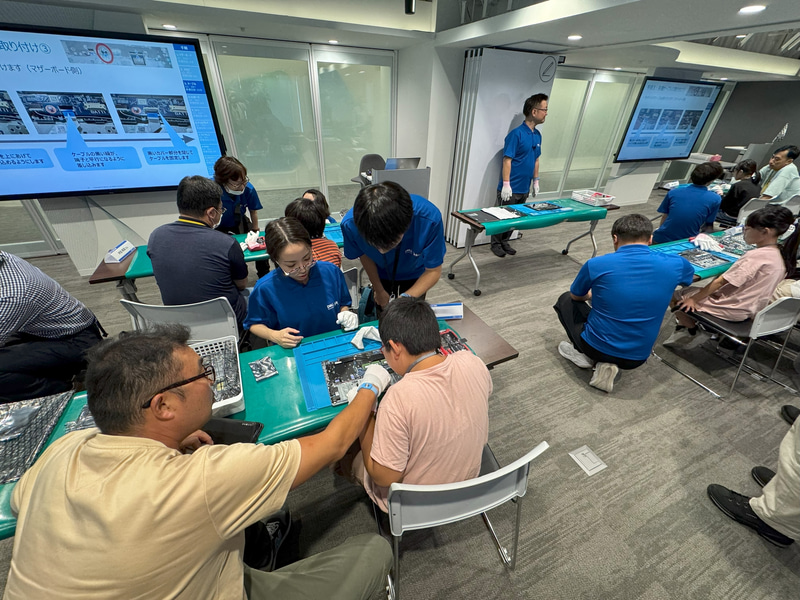 組立教室の様子