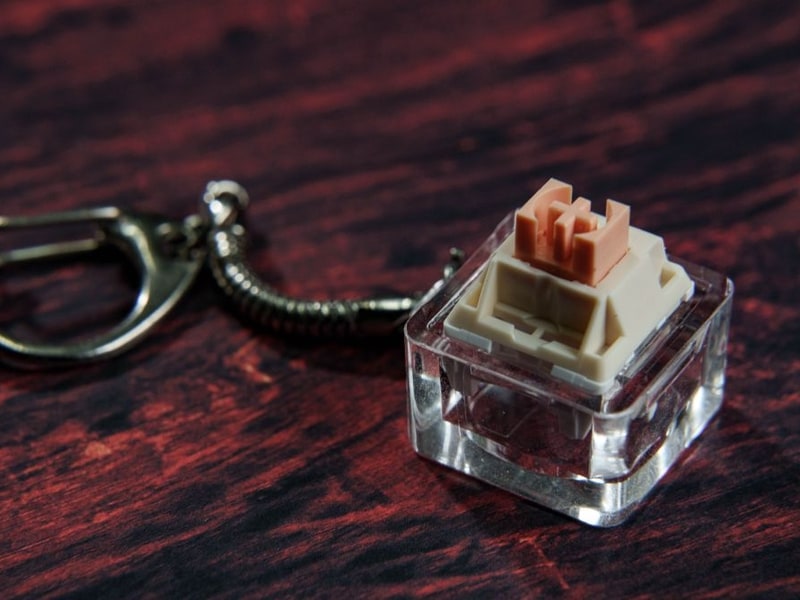 キースイッチのみ取り付けた状態