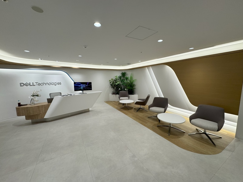 宮崎カスタマーセンター5階の受付の様子