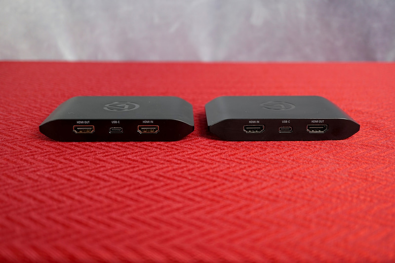 基本的なデザインはほぼ同じだが、HDMI入出力の位置が逆になっている