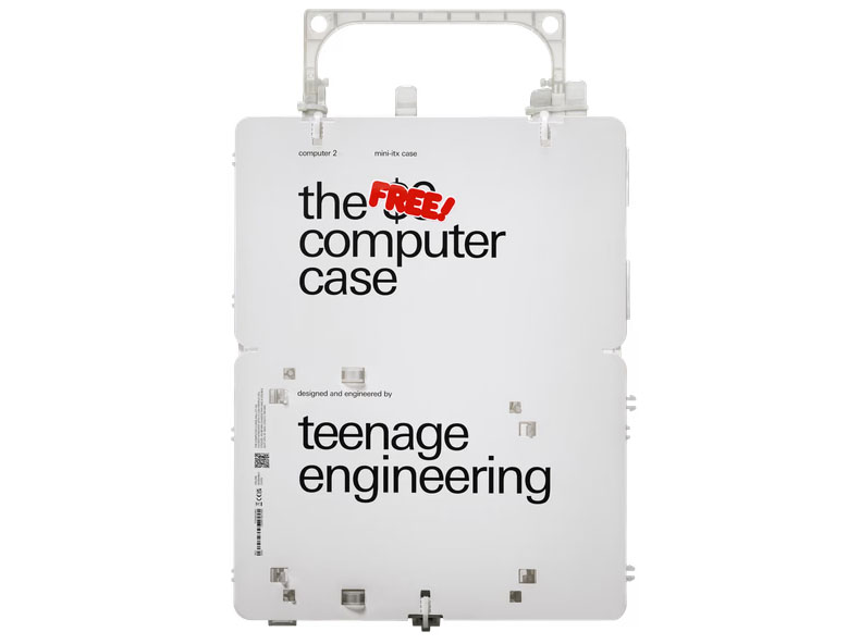 ペーパークラフトのようにケースの各面を折り曲げるようにして組み立てる