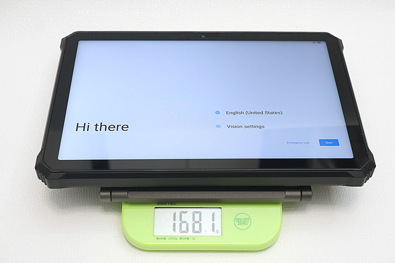 タフな筐体は重さとトレードオフ。1,681gは14型で軽めのゲーミングノートPC並みだろう