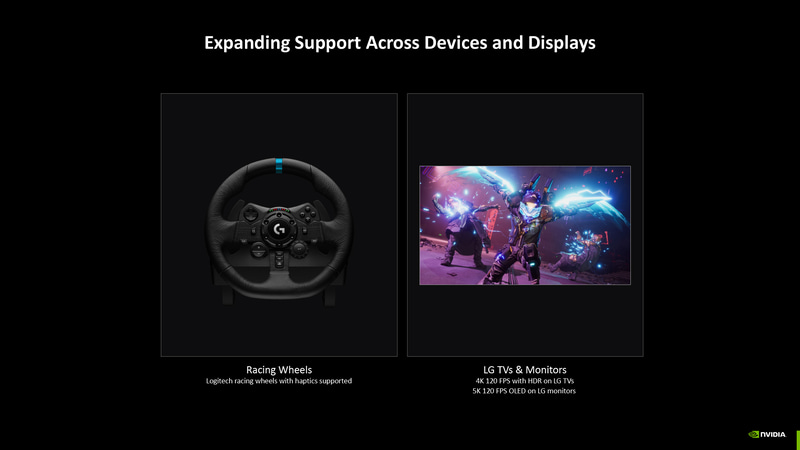 レーシングホイールにも対応