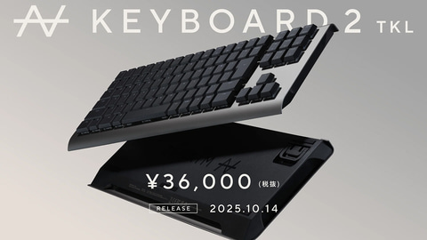 ZENAIM KEYBOARD2」登場。60%とテンキーレスの2種類 - PC Watch