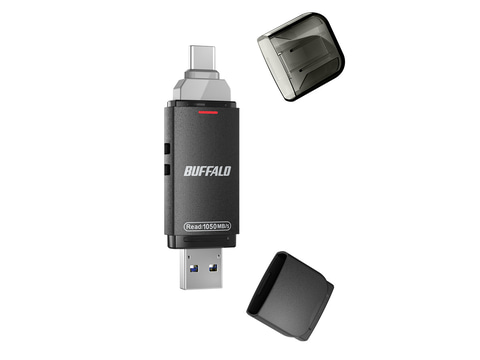 ※専用【バッファロー】SSD　スティック型　PC／TV録画／PS4対応 電源不要で挿すだけ！ バッファローのスティックSSDならTVを