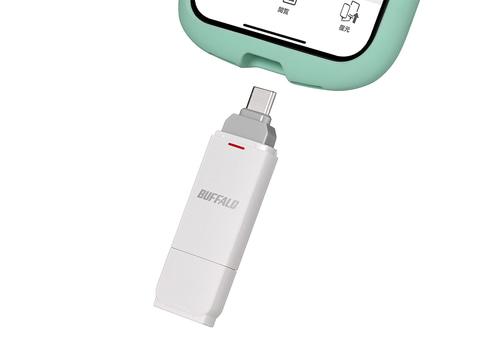バッファロー、USB Type-C/A両対応のスティック型SSD。最大