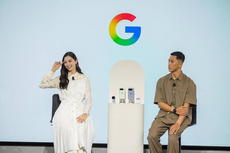 事前説明会では前日に収録したCM撮影の舞台裏話や、Pixel 10を使った感想などを語った