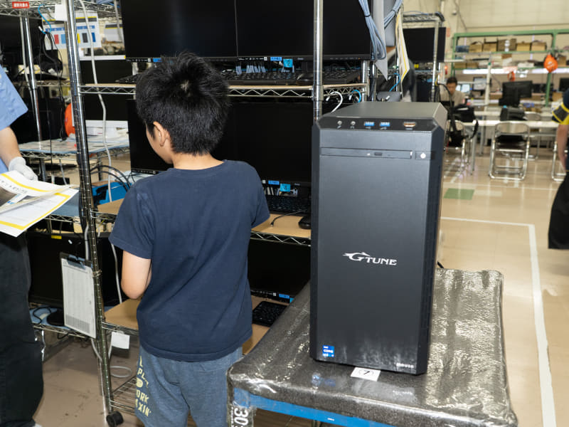 組み上がったら動作確認を実施。無事起動が確認できた