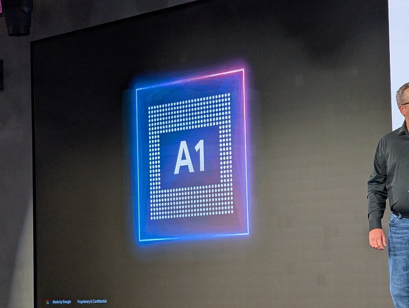 上位モデルと同じTensor A1を採用