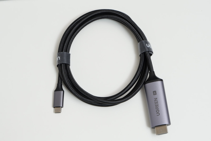 UGREENの8K出力対応USB Type-C-HDMI変換ケーブル「USB-C to HDMI 8K Cable」