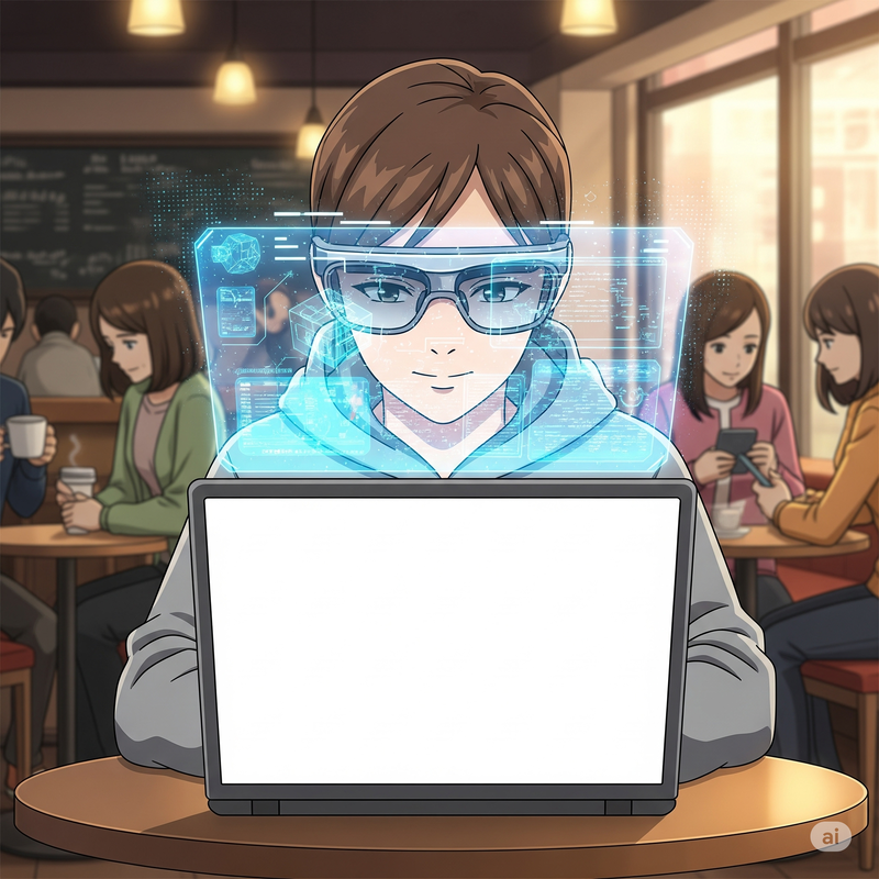 背後の目を気にすることなく仕事に没頭できる<br><span class="fnt-75">※Geminiで生成</span>